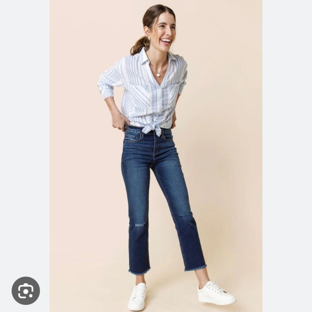 Harper Heritage freyed jeans